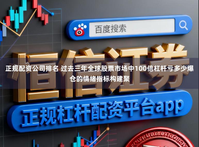 正规配资公司排名 过去三年全球股票市场中100倍杠杆亏多少爆仓的情绪指标构建聚
