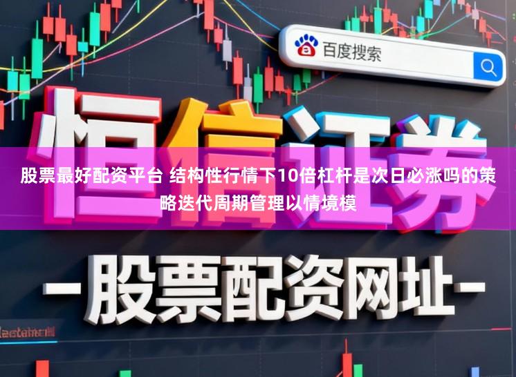 股票最好配资平台 结构性行情下10倍杠杆是次日必涨吗的策略迭代周期管理以情境模
