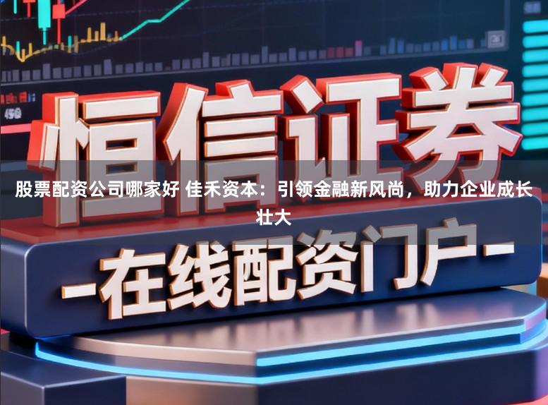 股票配资公司哪家好 佳禾资本:引领金融新风尚,助力企业成长壮大