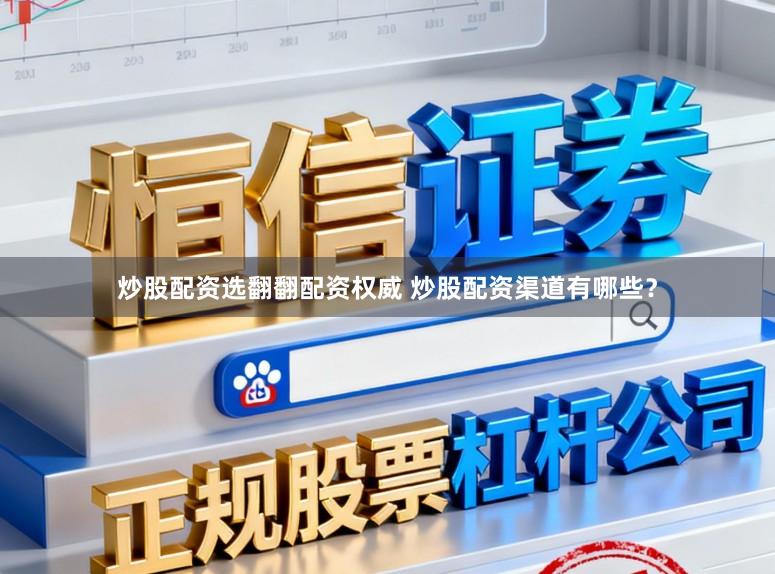炒股配资选翻翻配资权威 炒股配资渠道有哪些？